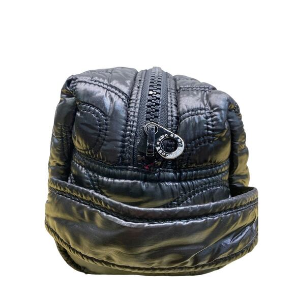 Marc Jacobs Standard Supply Workwear Quilted Logo Cosmetic Cube Travel Bag - Picture 7 of 8